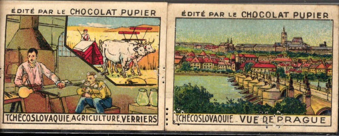 355615,2 Reklame Kärtchen Chocolat Pupier L Europe Tchecoslovaquie Page 16