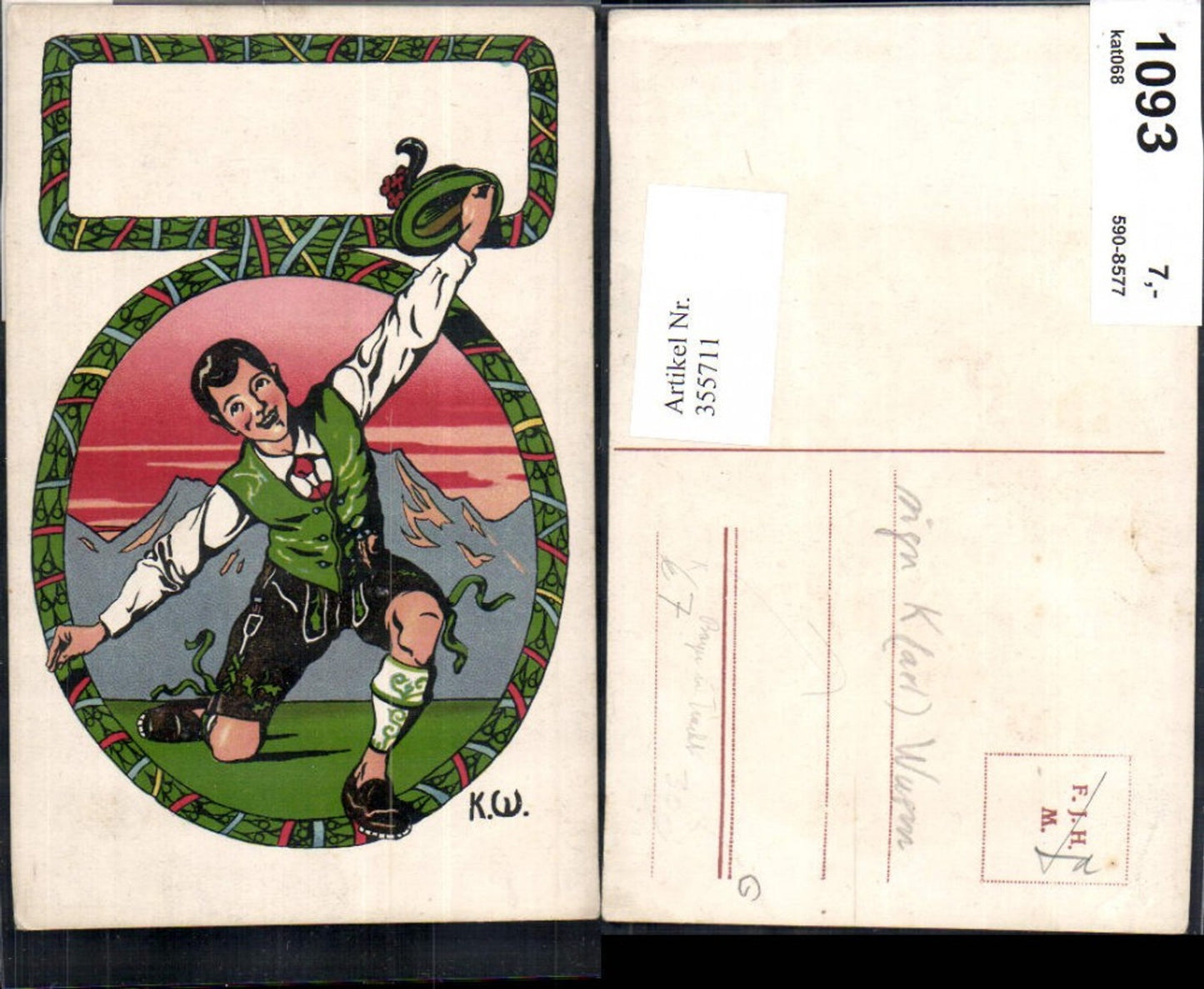 Alte Ansichtskarte – Old Postcard