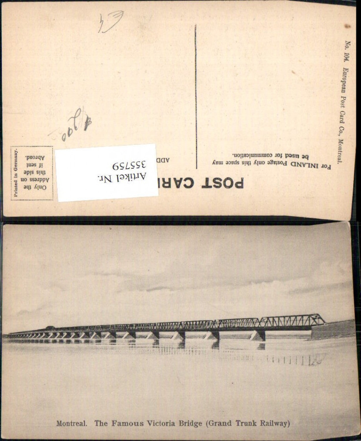 Alte Ansichtskarte – Old Postcard