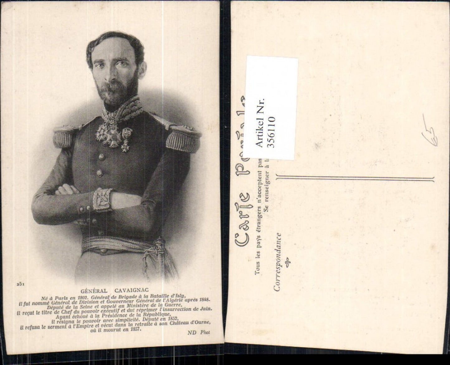 356110,Politiker General Cavaignac