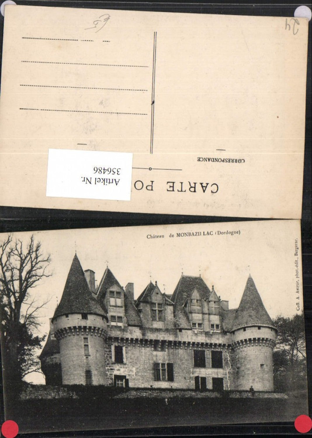 356486,Aquitanien Dordogne Chateau de Monbazillac Schloss