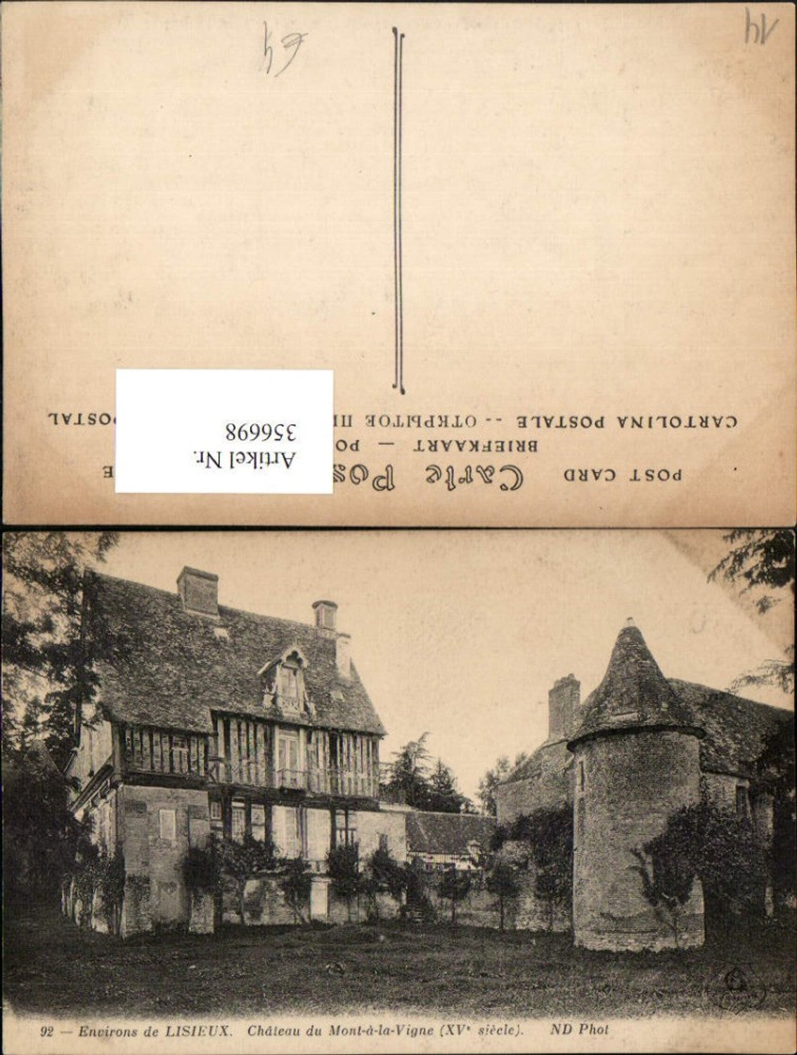 356698,Basse-Normandie Calvados Lisieux Chateau du Mont-a-la-Vigne Schloss