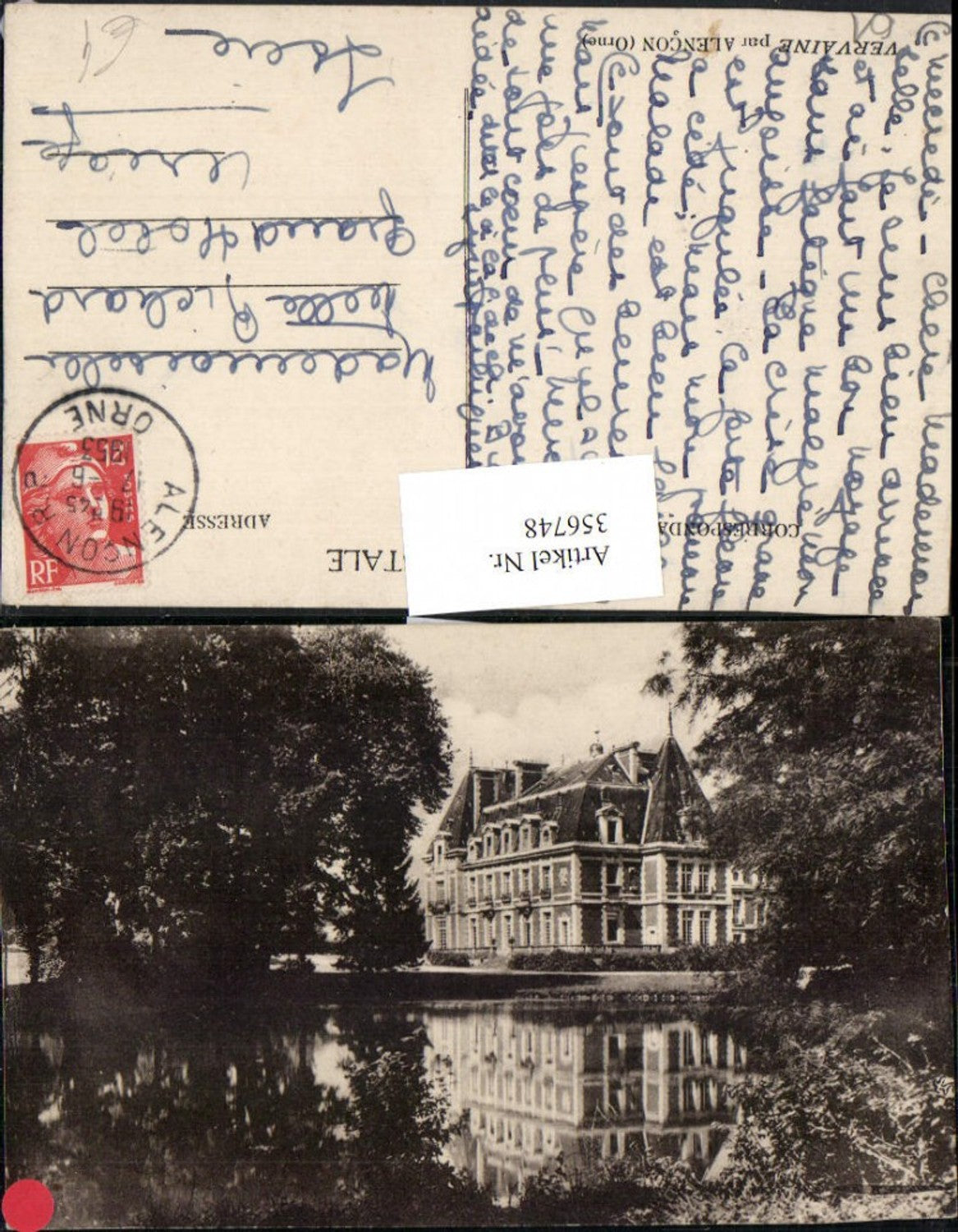 356748,Basse-Normandie Orne Vervaine par Alencon Schloss