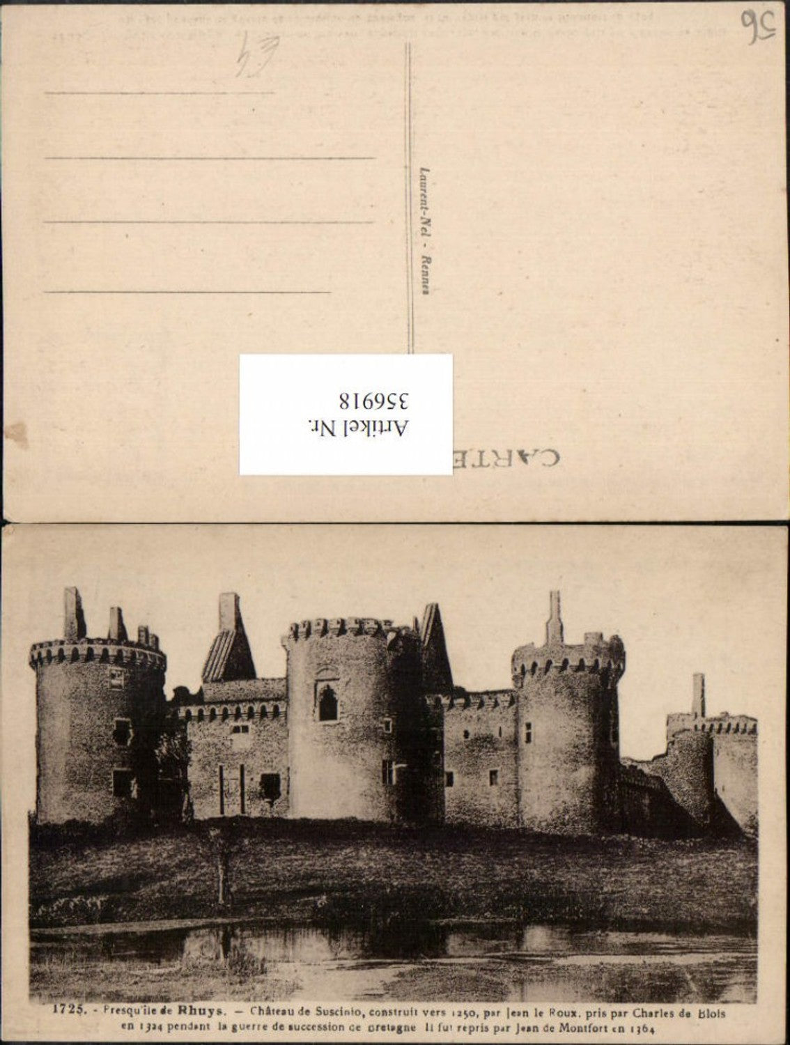 356918,Bretagne Morbihan Rhuys Chateau de Suscinio Schloss