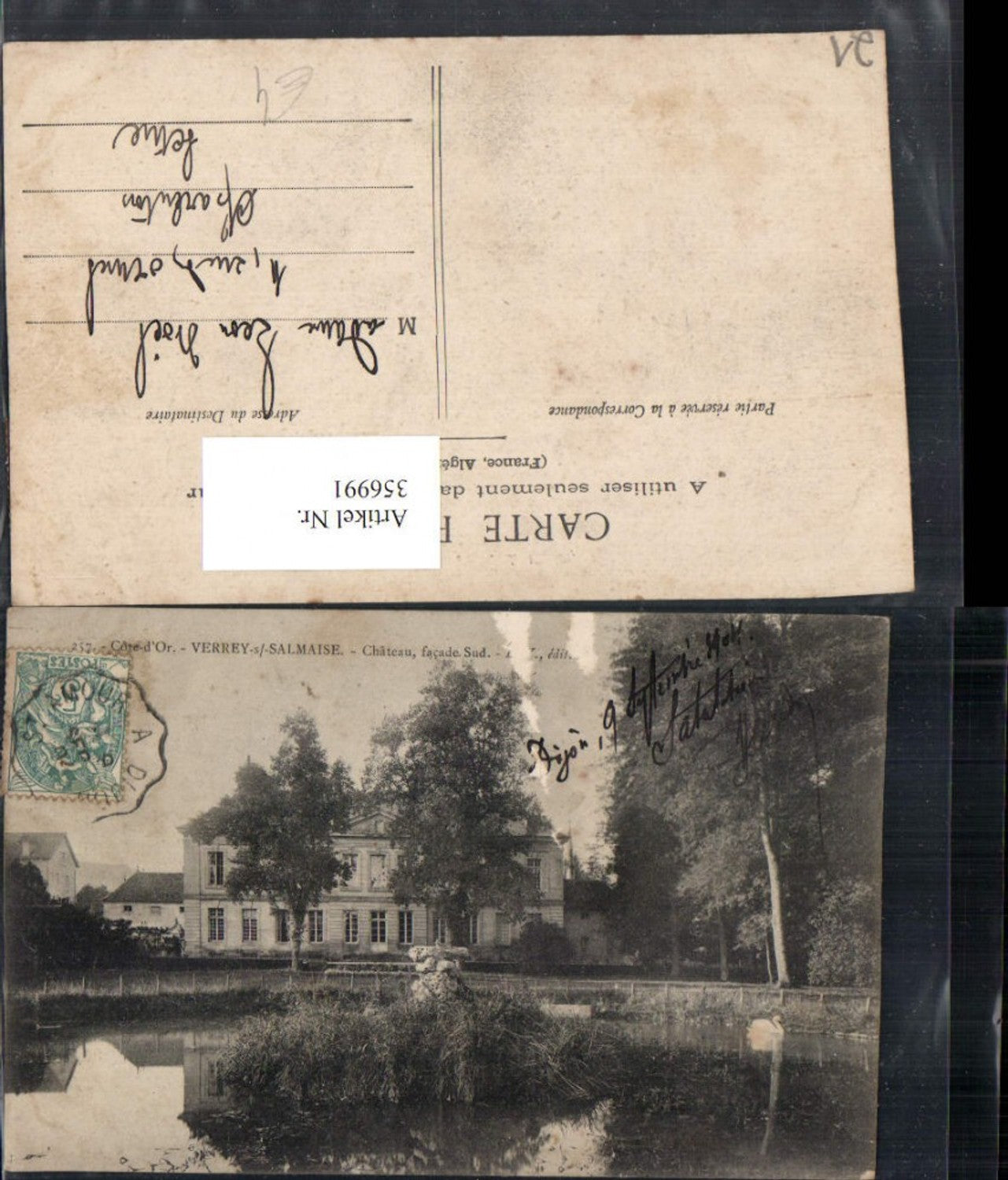 356991,Burgund Cote-Or Verrey-sur-Salmaise Chateau Schloss