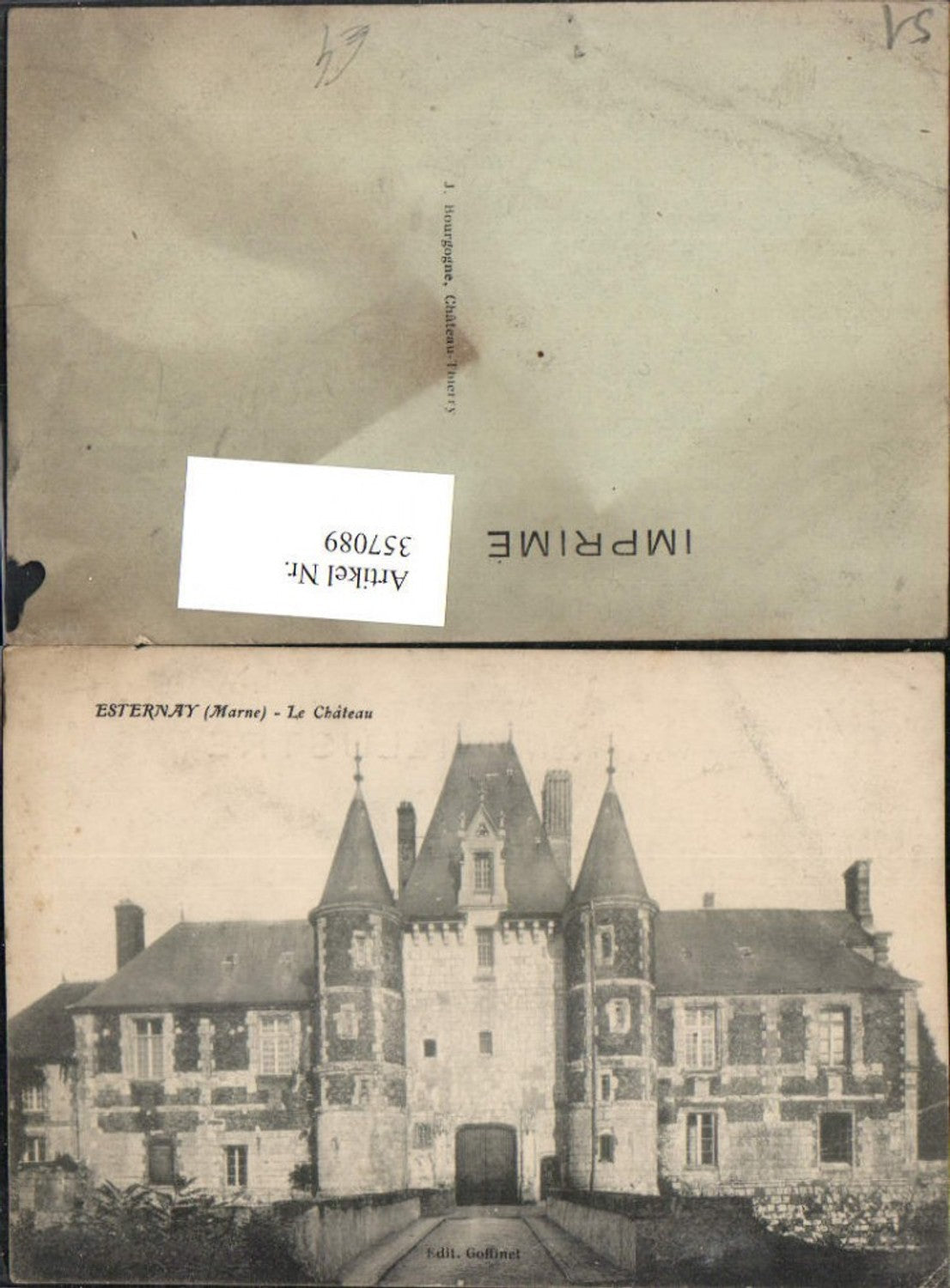 357089,Champagne-Ardenne Marne Esternay Le Chateau Schloss