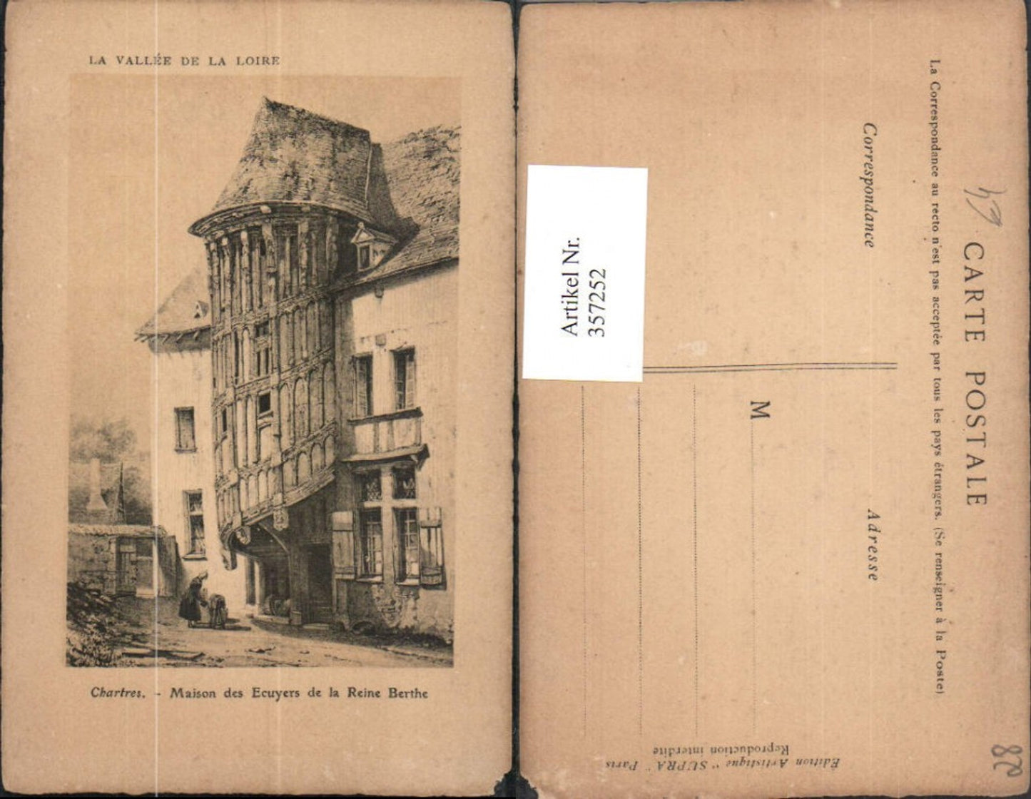 357252,Centre Eure-et-Loir Chartres Maison des Ecuyers de la Reine Berthe Wendeltreppe