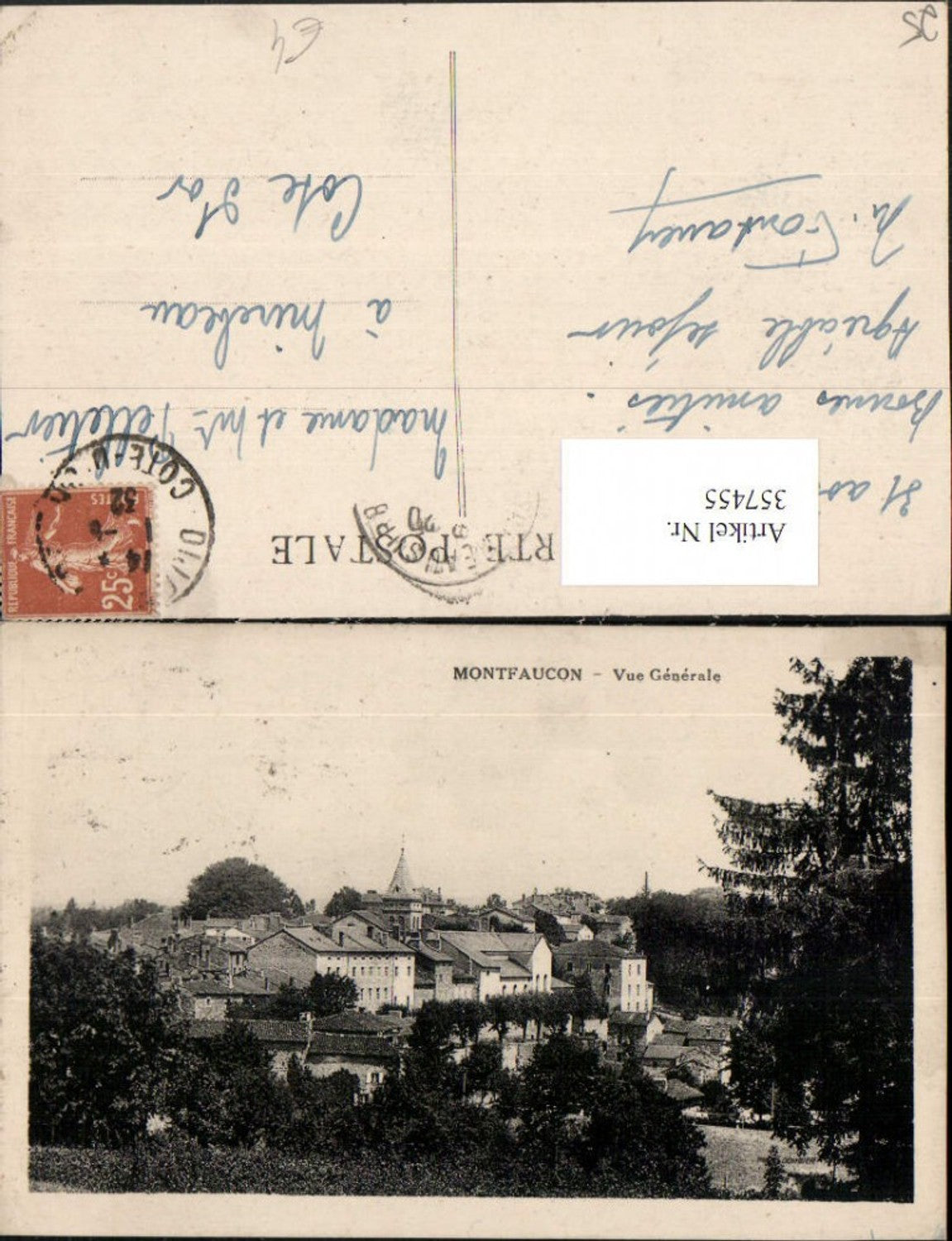 357455,Franche-Comte Doubs Montfaucon Vue Generale Totale