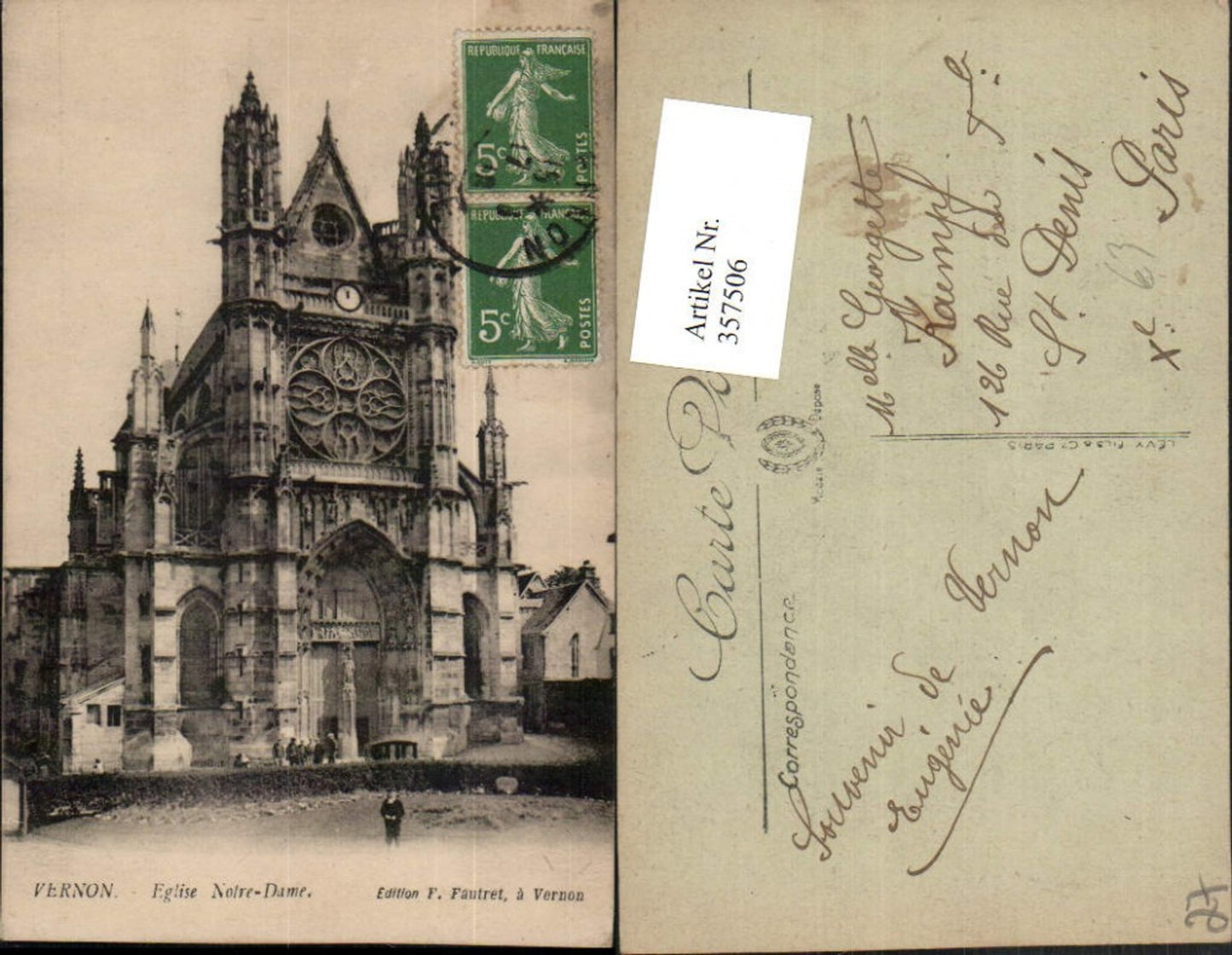 357506,Haute-Normandie Eure Vernon Eglise Notre-Dame Kirche