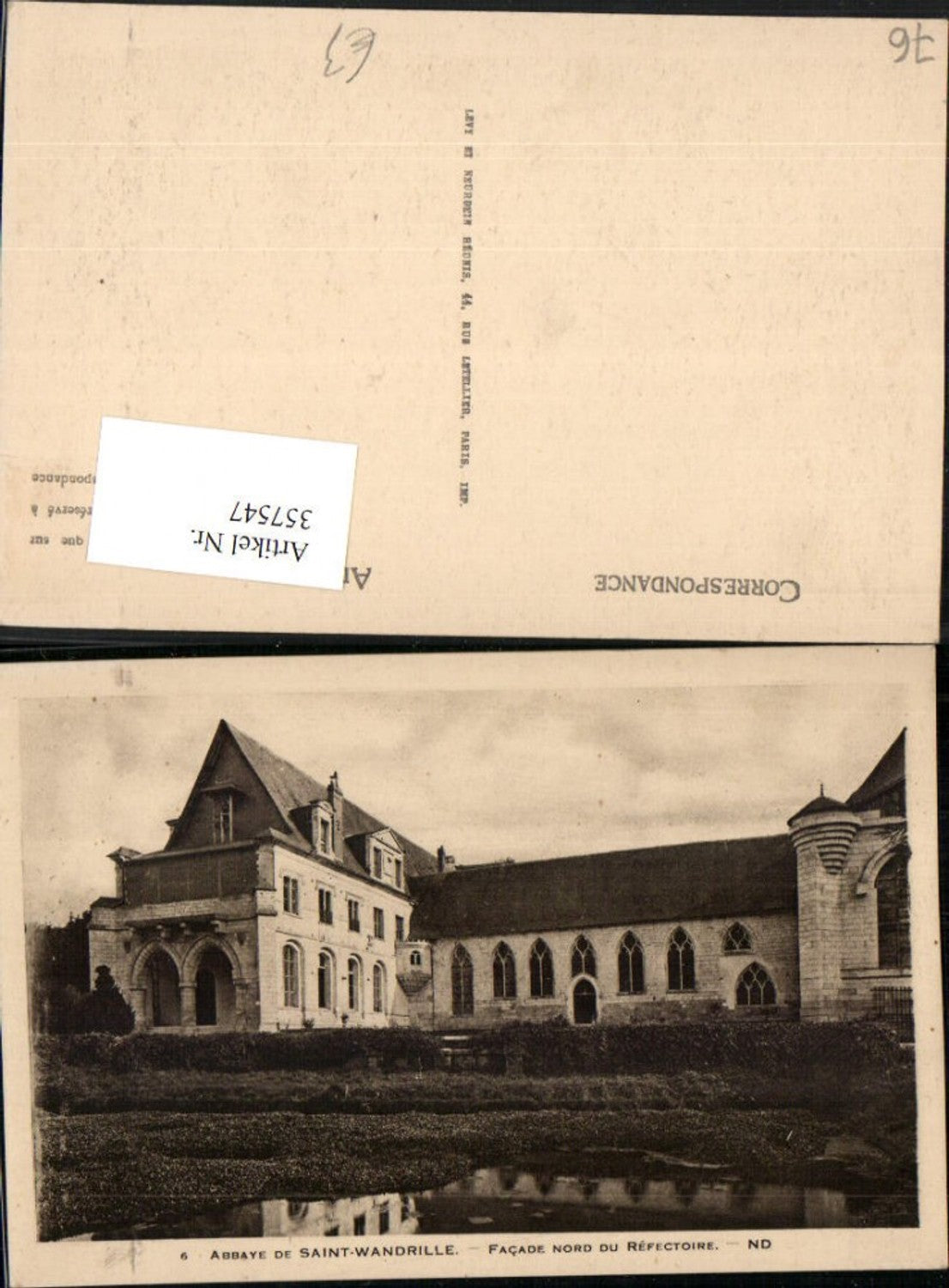 357547,Haute-Normandie Seine-Maritime Abbaye de Saint-Wandrille Abtei Kloster