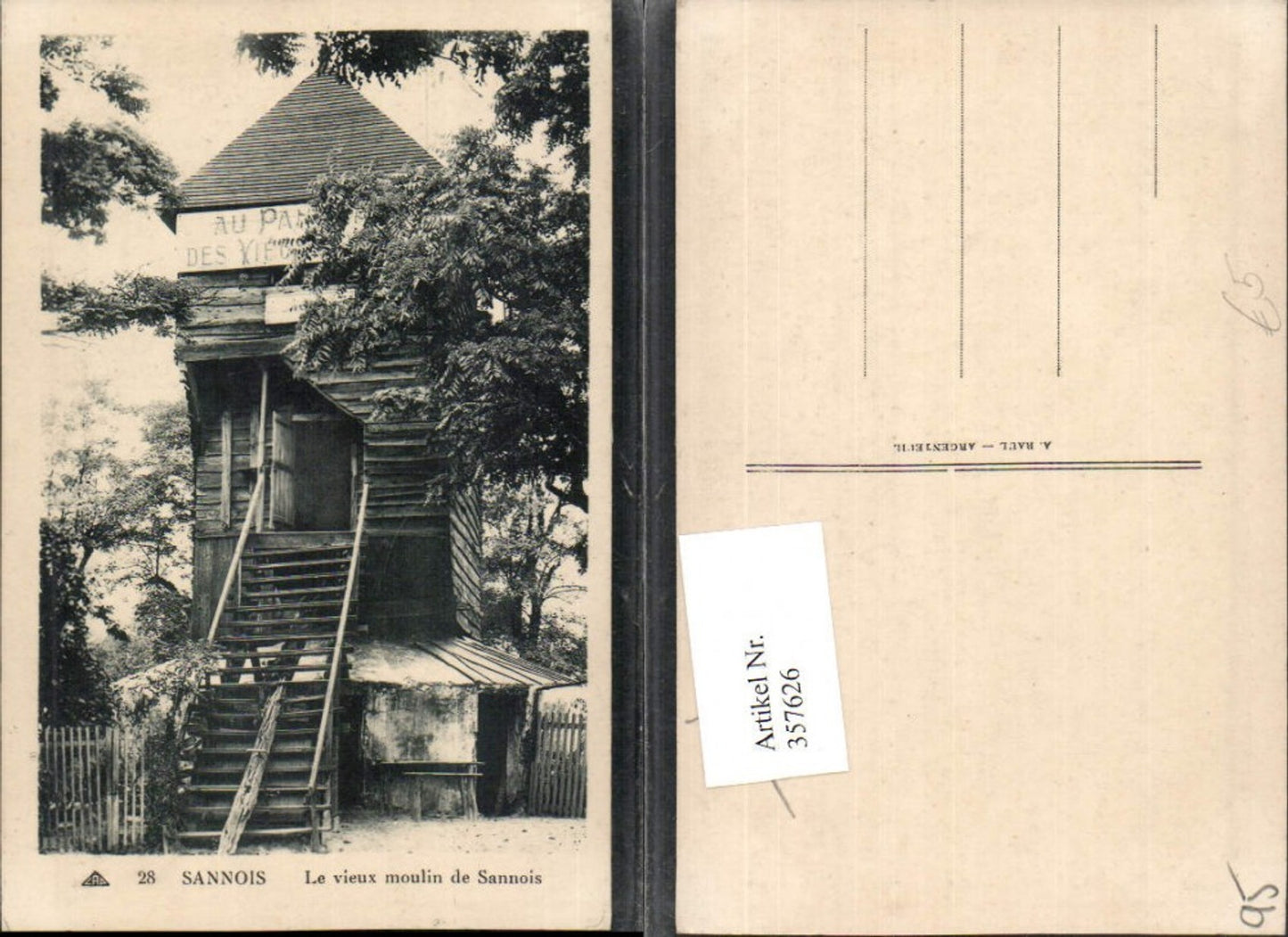 357626,Ile-de-France Val-Oise Sannois Le vieux moulin de Sannois Mühle