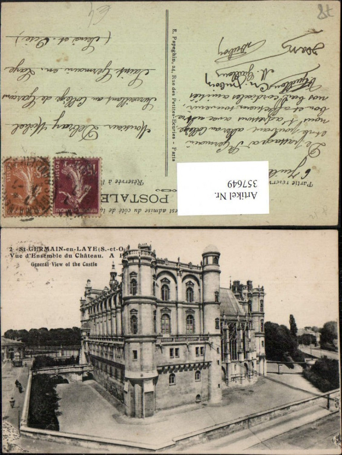 357649,Ile-de-France Yvelines St-Germain-en-Laye Chateau Schloss