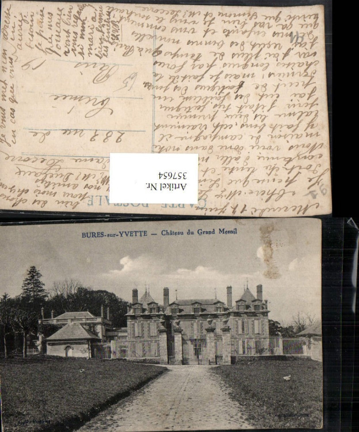 357654,Ile-de-France Essonne Bures-sur-Yvette Chateau du Grand Mesnil Schloss