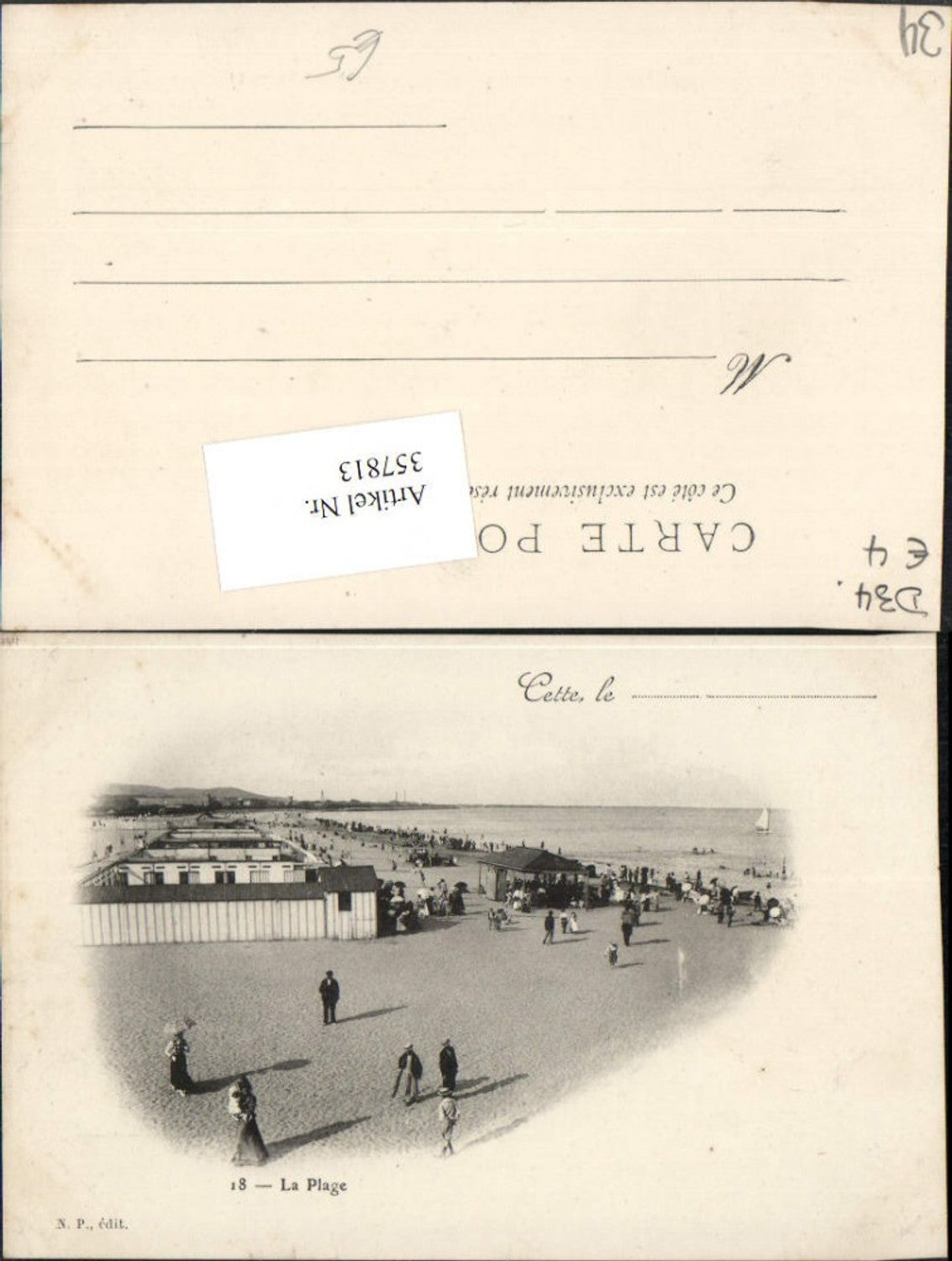 357813,Languedoc-Roussillon Herault Cette Sete La Plage Strand Strandleben