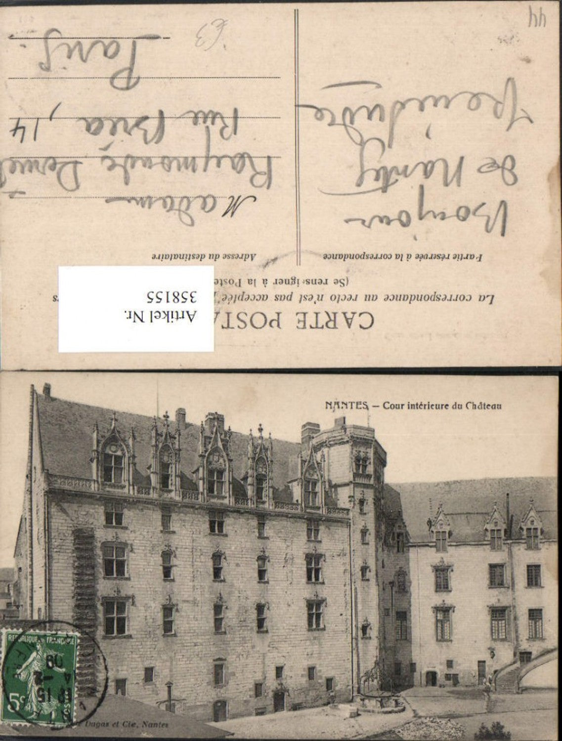 358155,Pays de la Loire Loire-Atlantique Nantes Cour interieure du Chateau Schlosshof