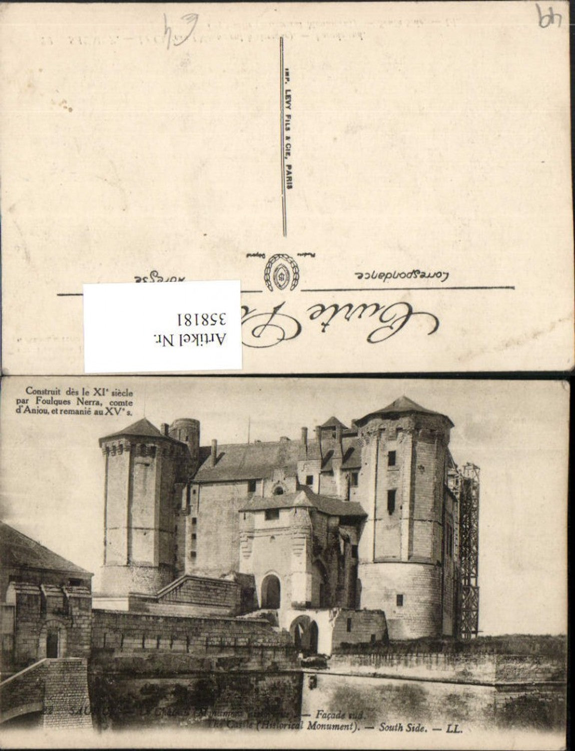 358181,Pays de la Loire Maine-et-Loire Saumur Le Chateau Schloss