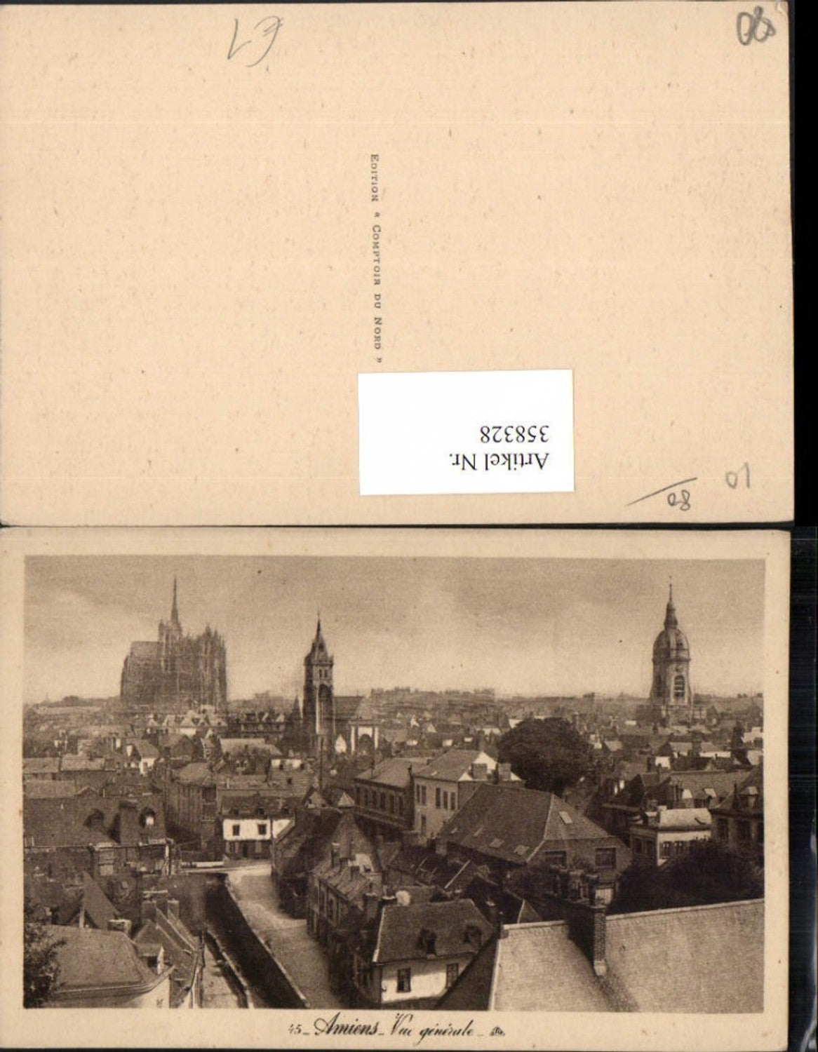 358328,Picardie Somme Amiens Vue generale Totale