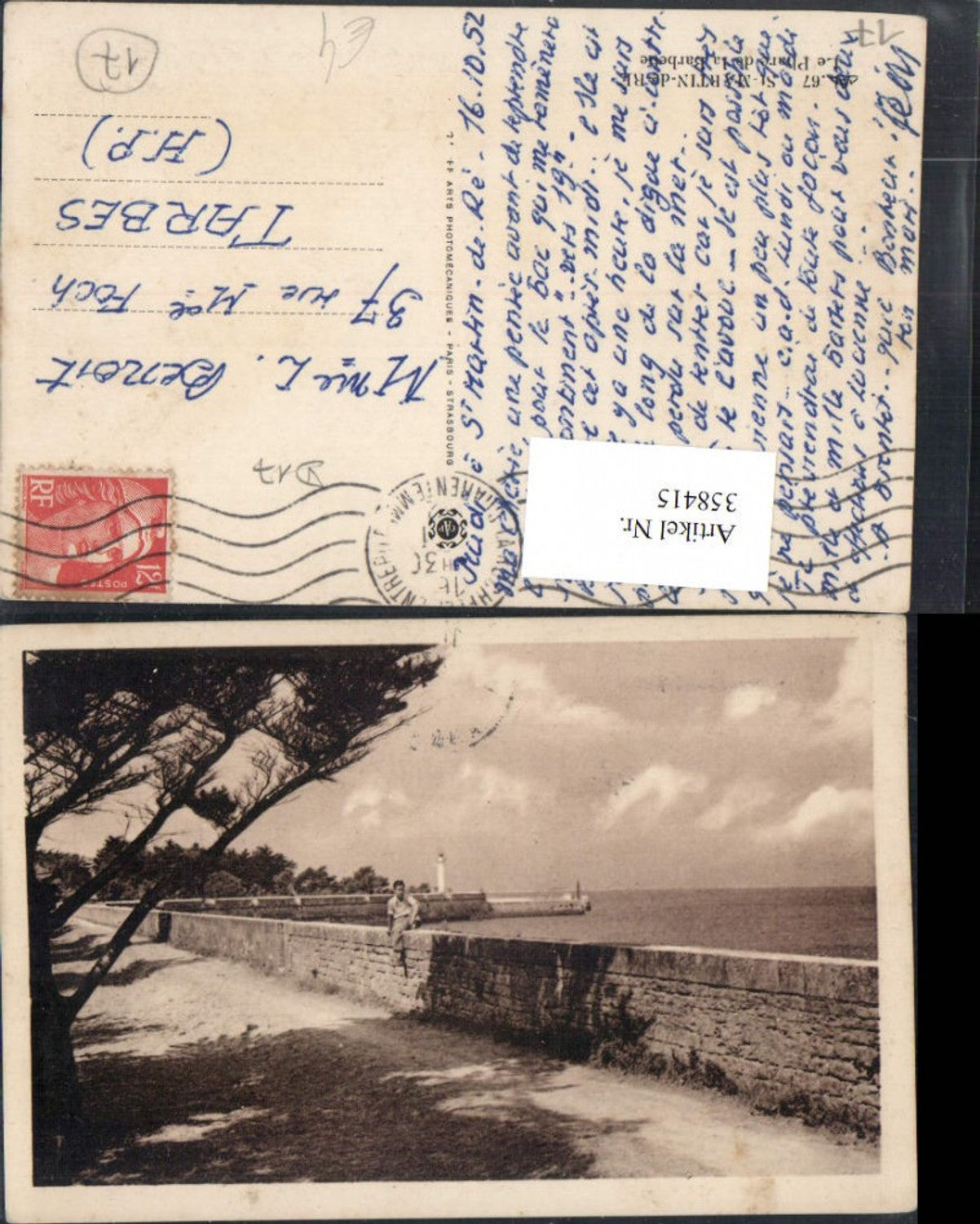 358415,Poitou-Charentes Charente-Maritime St-Martin-de-Re Le Phare Leuchtturm