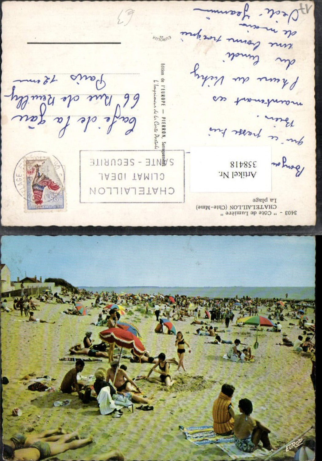 358418,Poitou-Charentes Charente-Maritime Chatelaillon La Plage Strand Strandleben