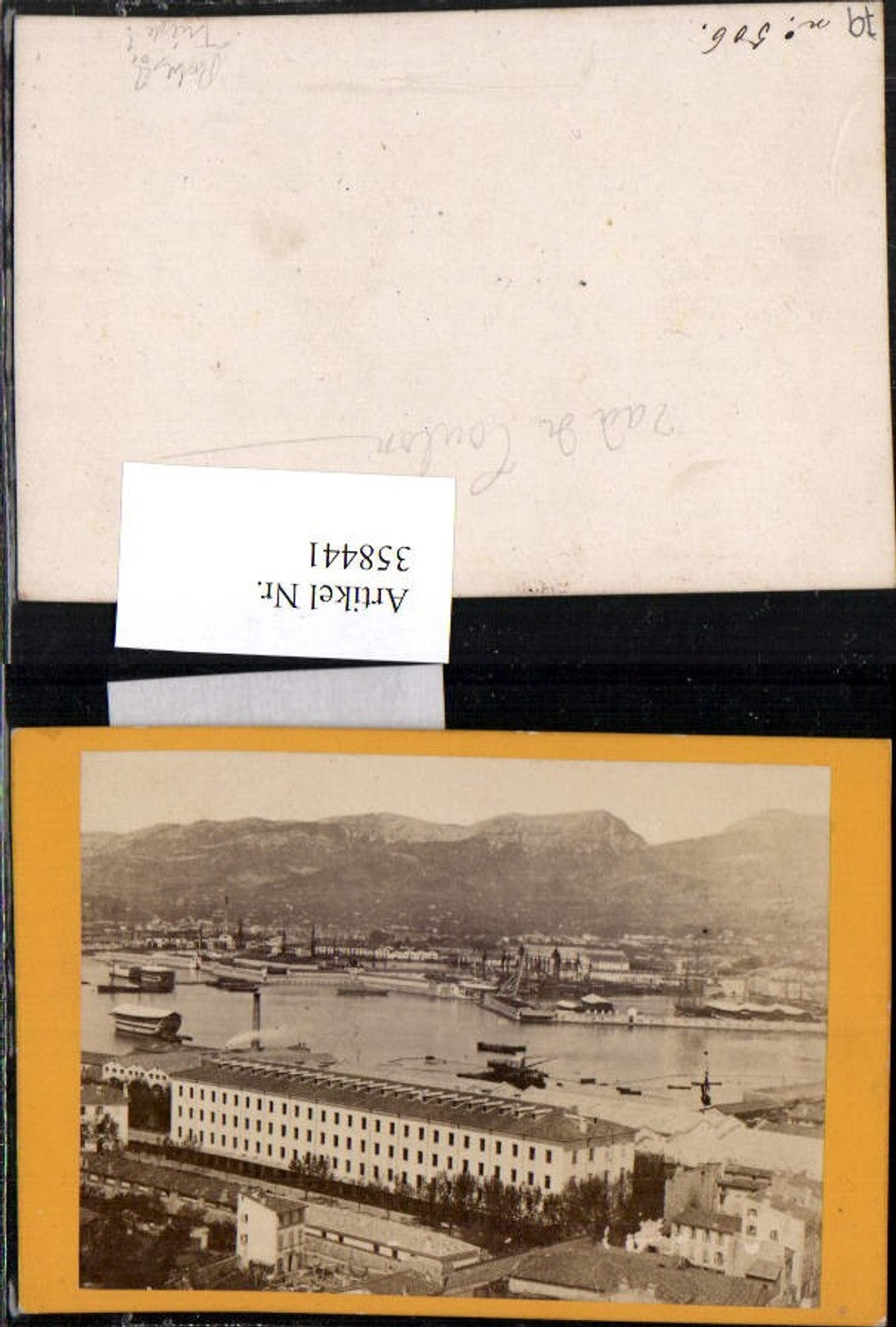 358441,Minikarte Poitou-Charentes Deux-Sevres Coulon Hafen Bergkulisse