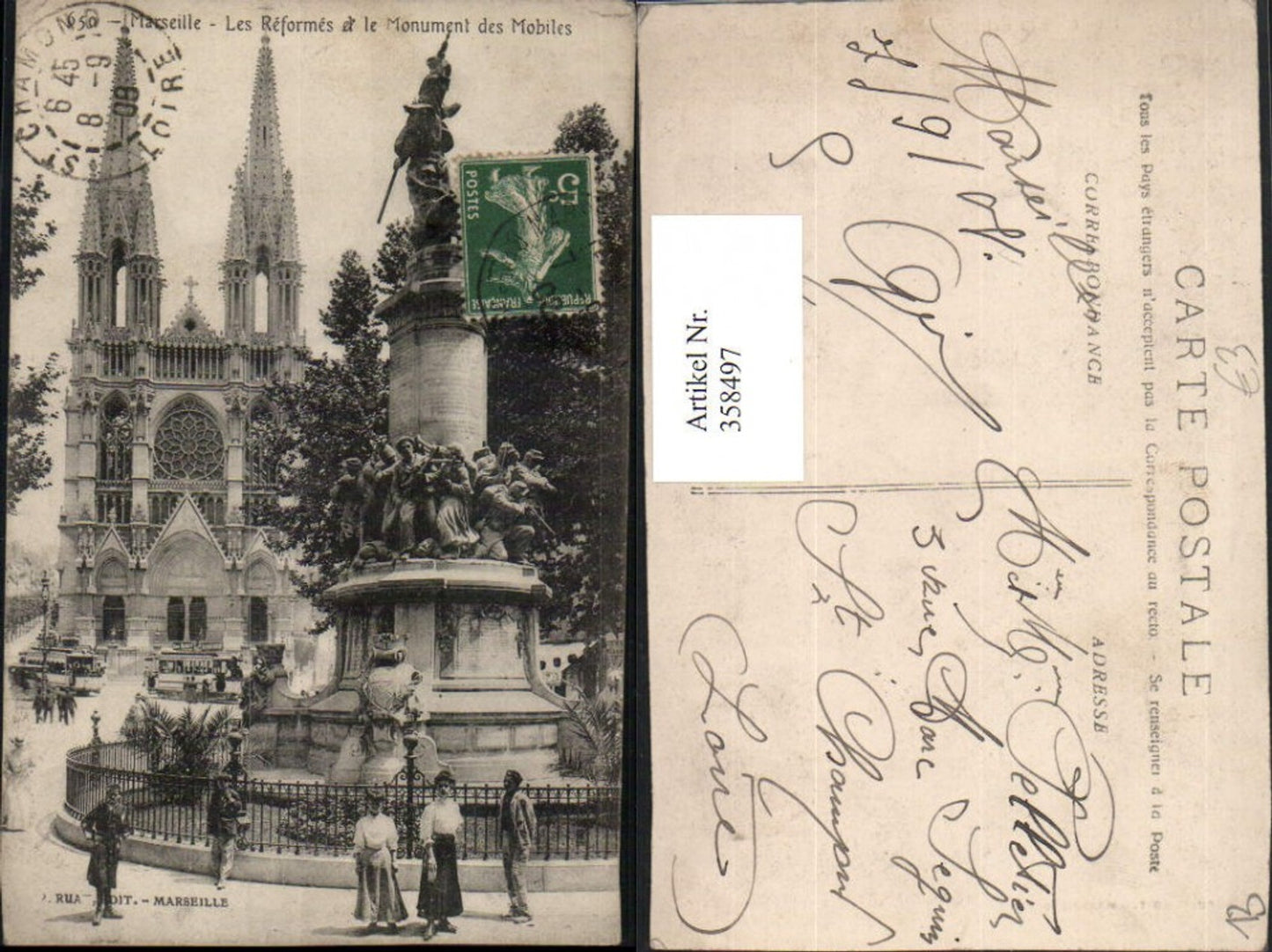 358497,Provence-Alpes-Cote-Azur Bouches-de-Rhone Marseille Les Reformes et Monument Mobiles