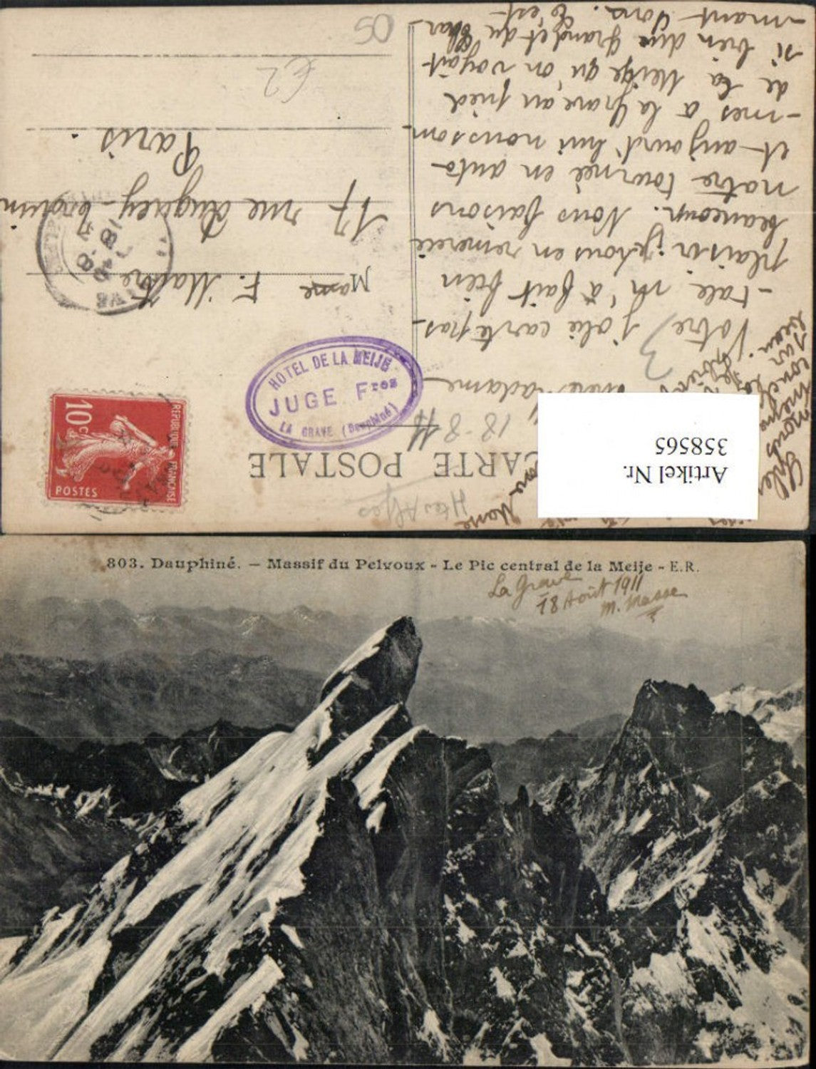 358565,Provence-Alpes-Cote-Azur Hautes-Alpes Dauphine Massif du Pelvoux Bergkulisse