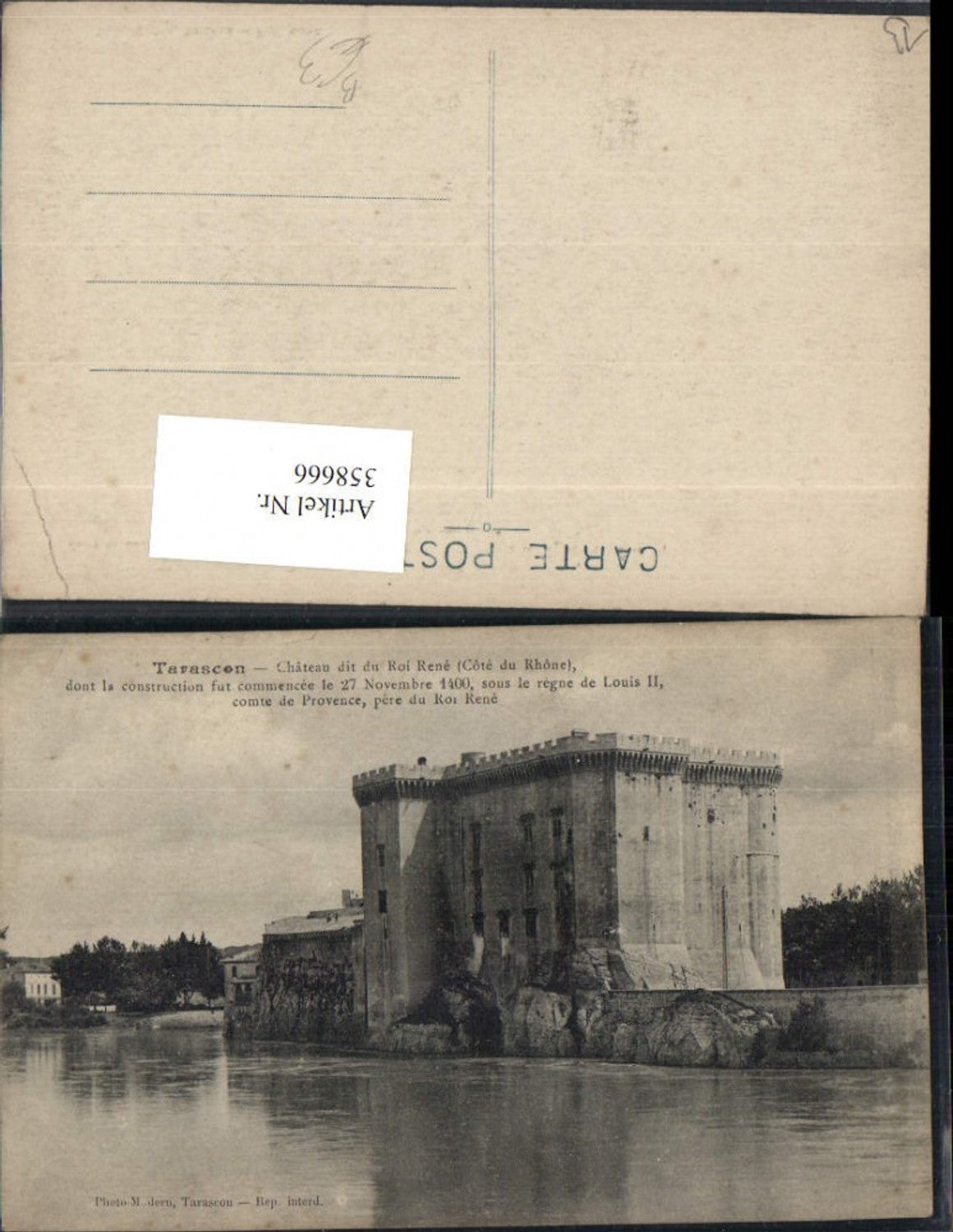 358666,Provence-Alpes-Cote-Azur Bouches-de-Rhone Tarascon Chateau dit du Roi Rene Schloss