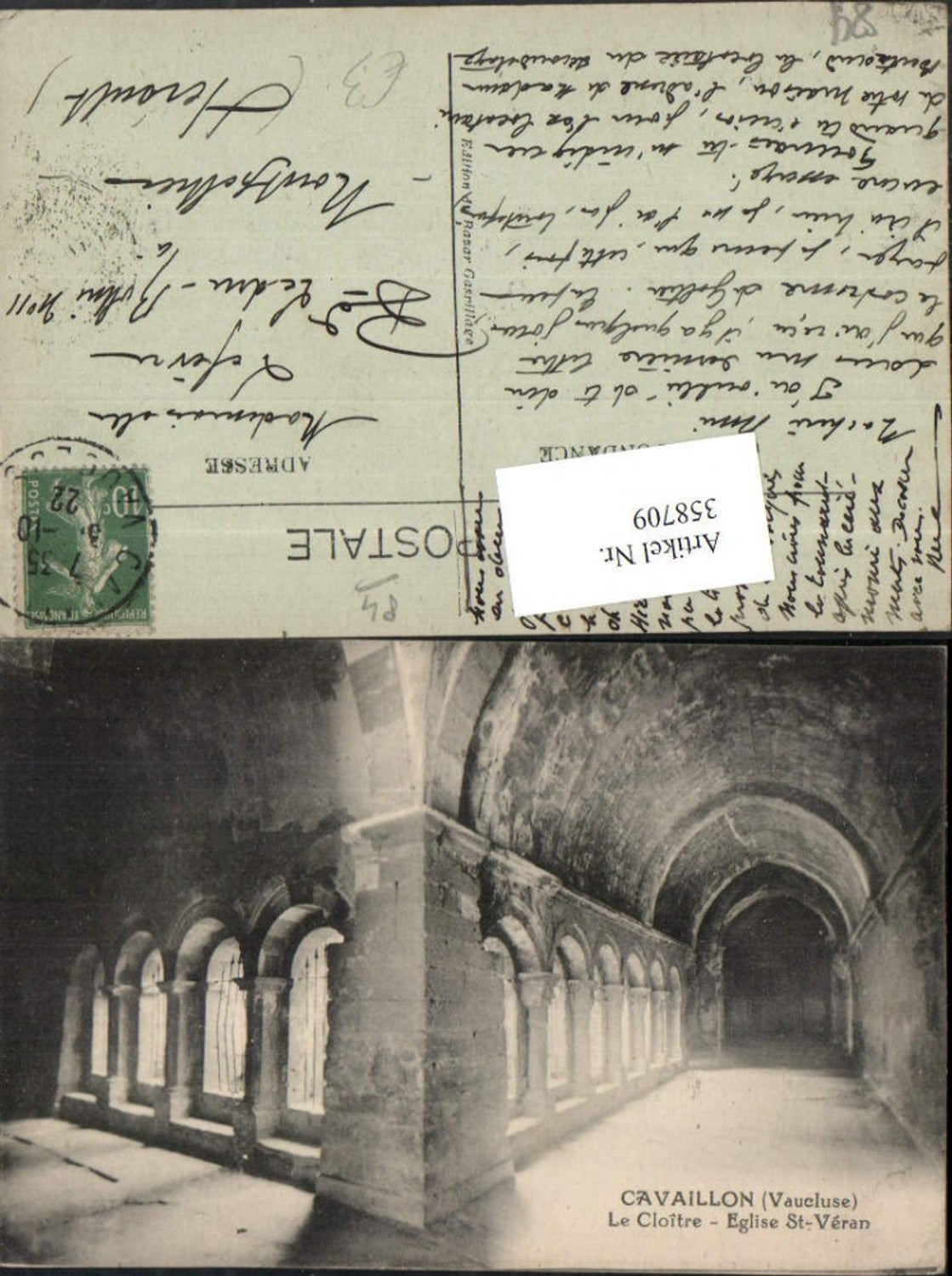 358709,Provence-Alpes-Cote-Azur Vaucluse Cavaillon Le Cloitre Eglise St-Veran Gang