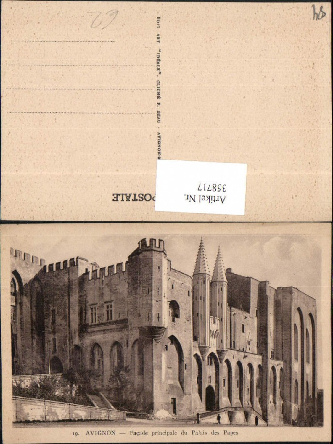 358717,Provence-Alpes-Cote-Azur Vaucluse Avignon Palais des Papes