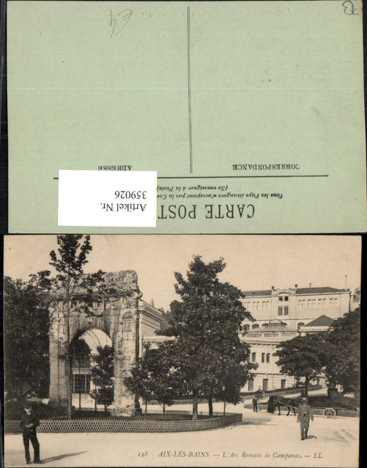 359026,Rhone-Alpes Savoie Aix-les-Bains L'Arc Romain de Campanas Bogen