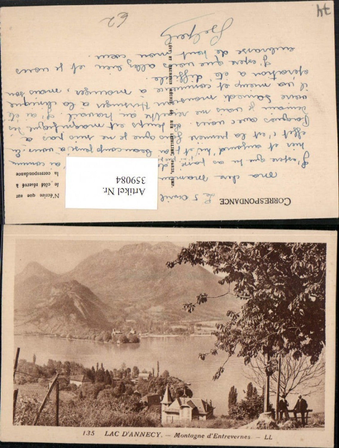 359084,Rhone-Alpes Haute-Savoie Lac d'Annecy Montagne d'Entrevernes See Bergkulisse