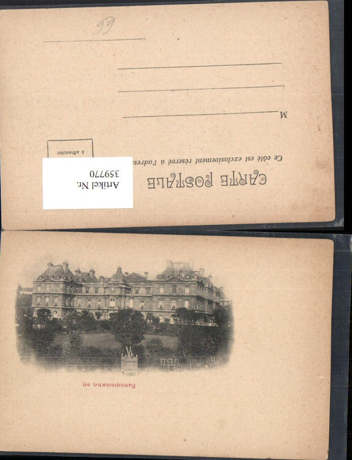 Alte Ansichtskarte – Old Postcard