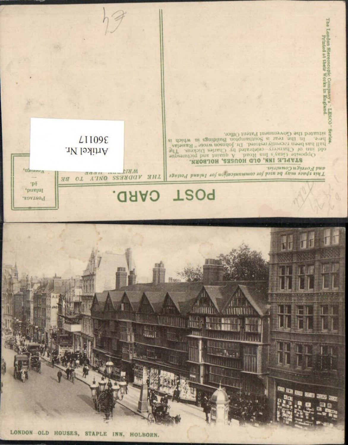 Alte Ansichtskarte – Old Postcard