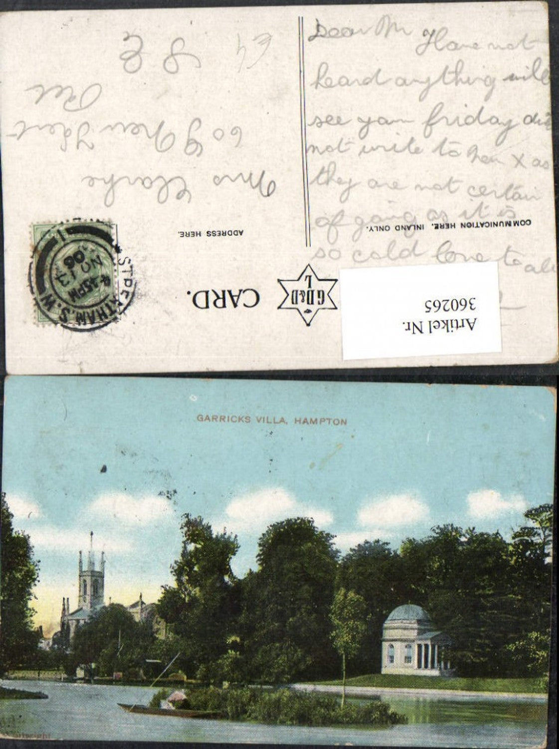 Alte Ansichtskarte – Old Postcard