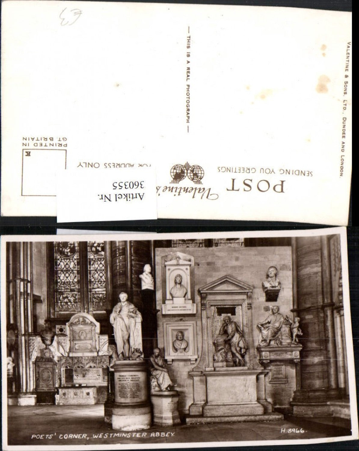 Alte Ansichtskarte – Old Postcard