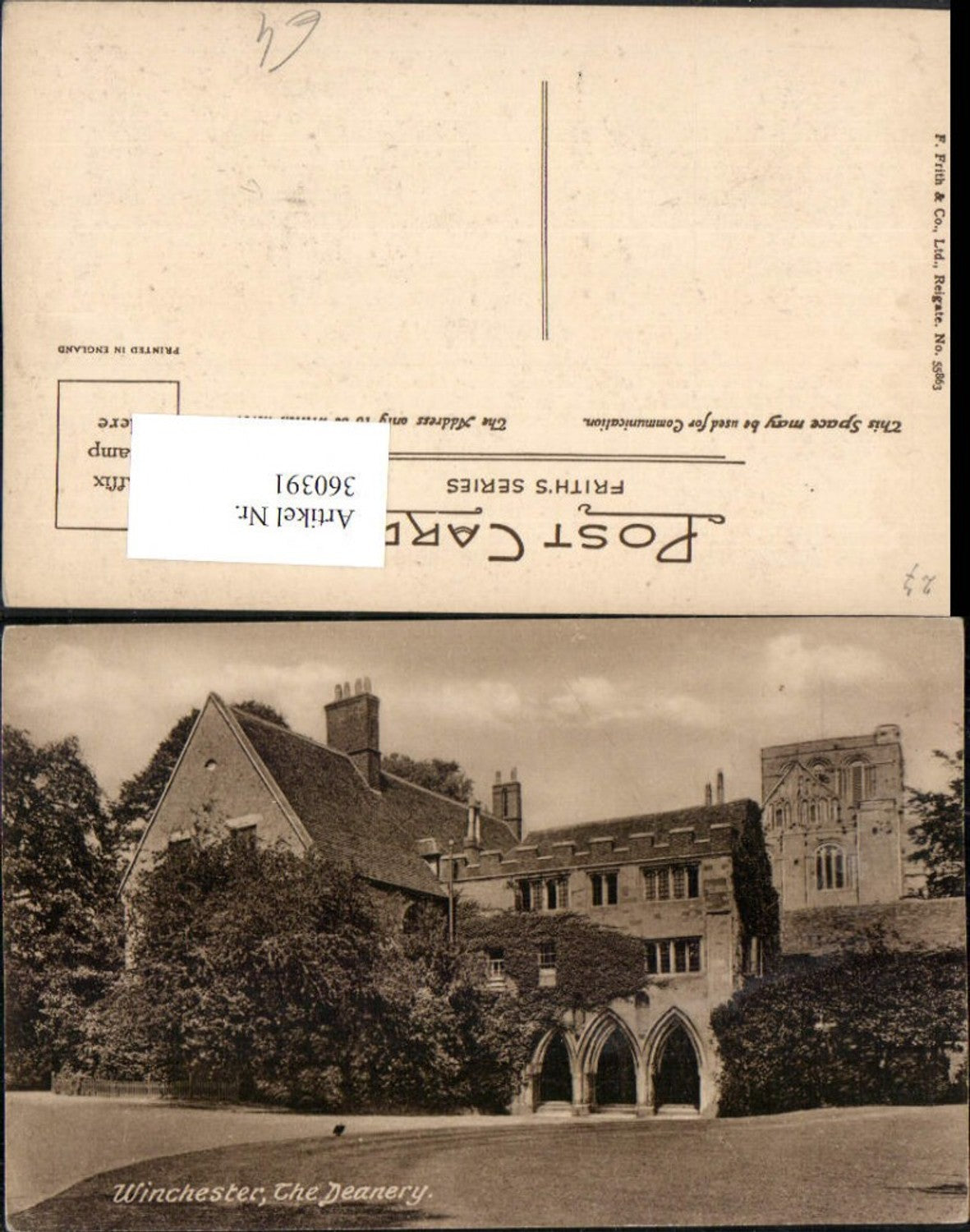 Alte Ansichtskarte – Old Postcard