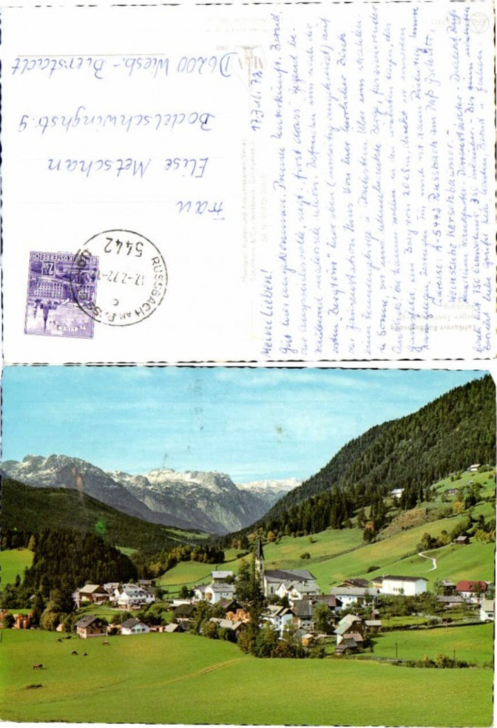 Alte Ansichtskarte – Old Postcard