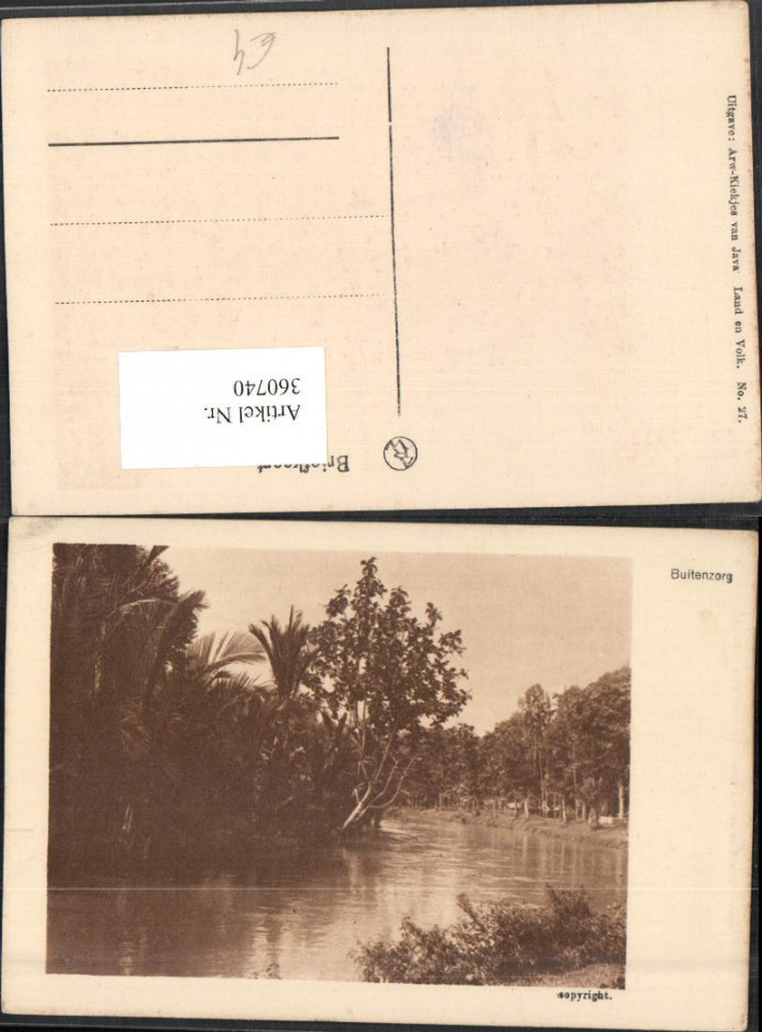 360740,Indonesia Bogor Buitenzorg Fluss