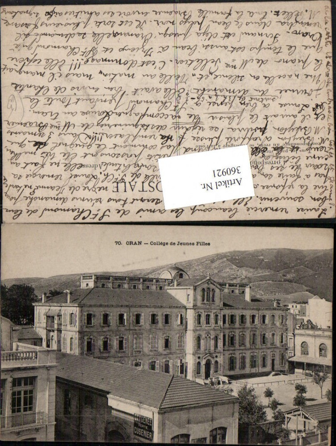 360921,Africa Algeria Oran College de Jeunes Filles Schule