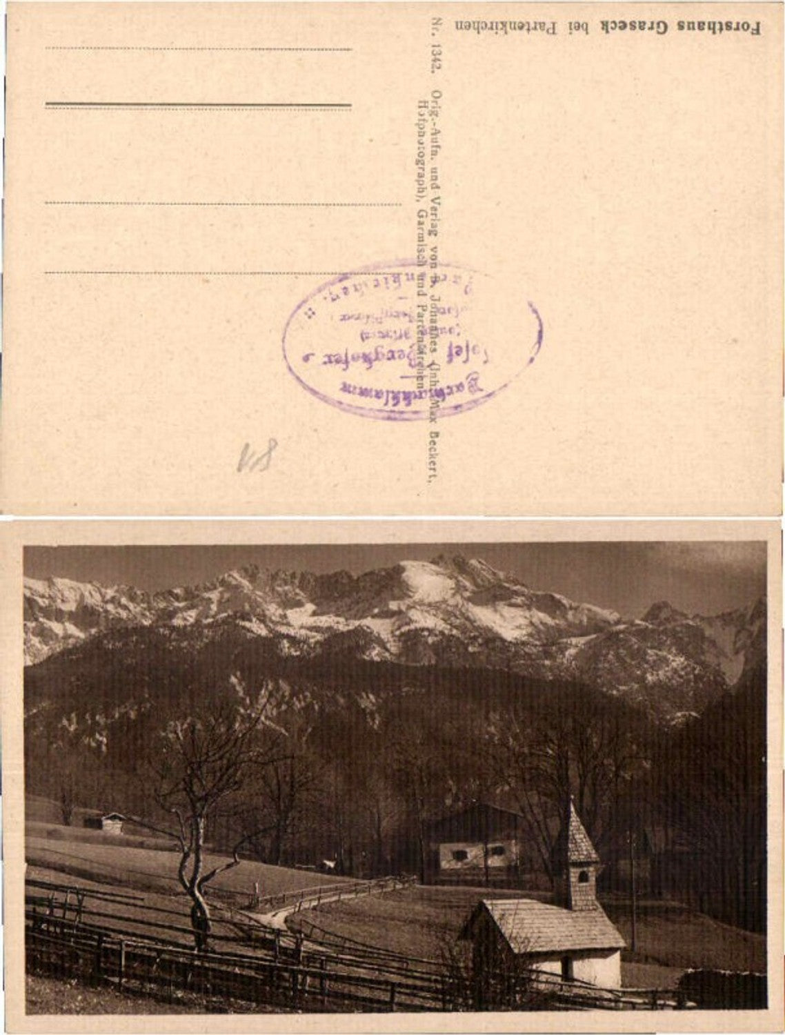59891, Graseck Forestry House near Partenkirchen, Garmisch