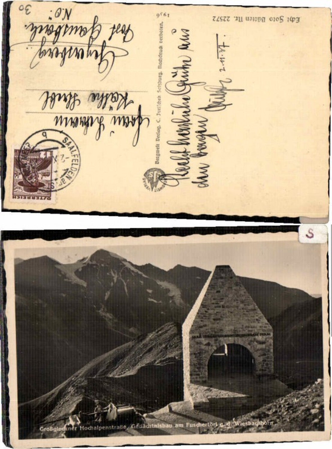 60074,Großglockner Hochalpenstrasse Fuschertörl