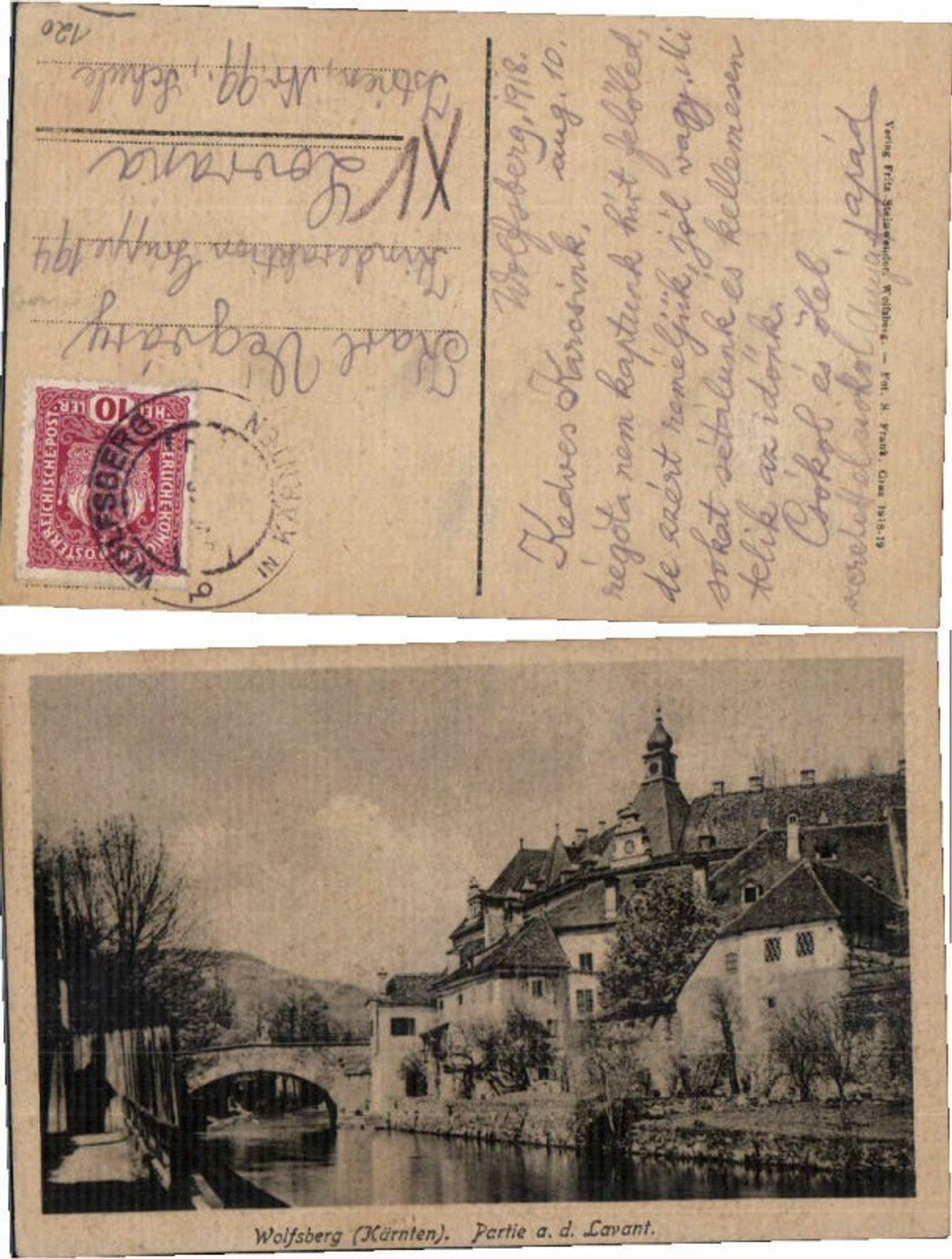 60114,Wolfsberg Partie a.d. Lavant 1917