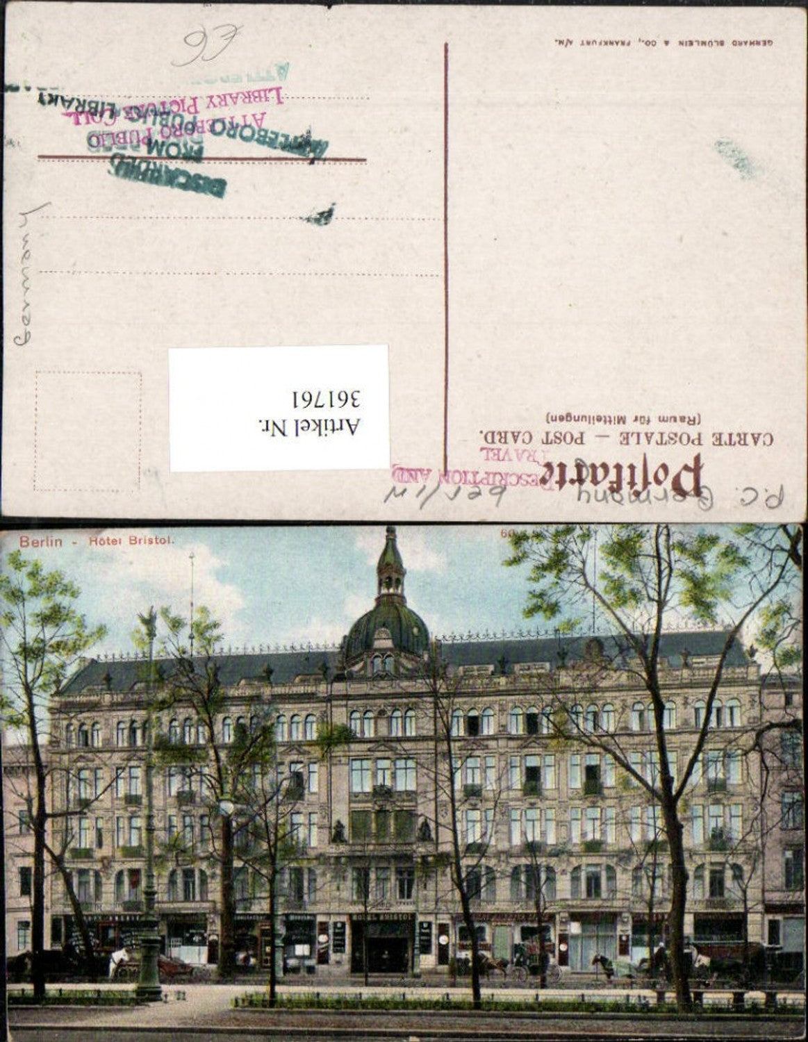 361761,Berlin Hotel Bristol