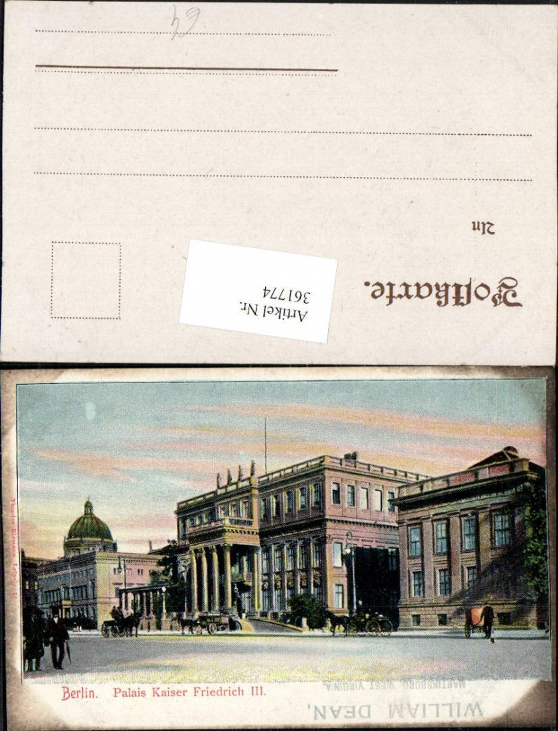 361774,Berlin Palais Kaiser Friedrich III