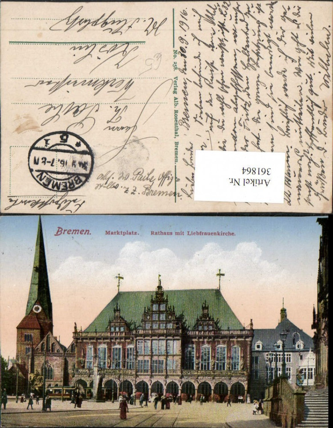 361864,Bremen Marktplatz Rathaus m. Liebfrauenkirche