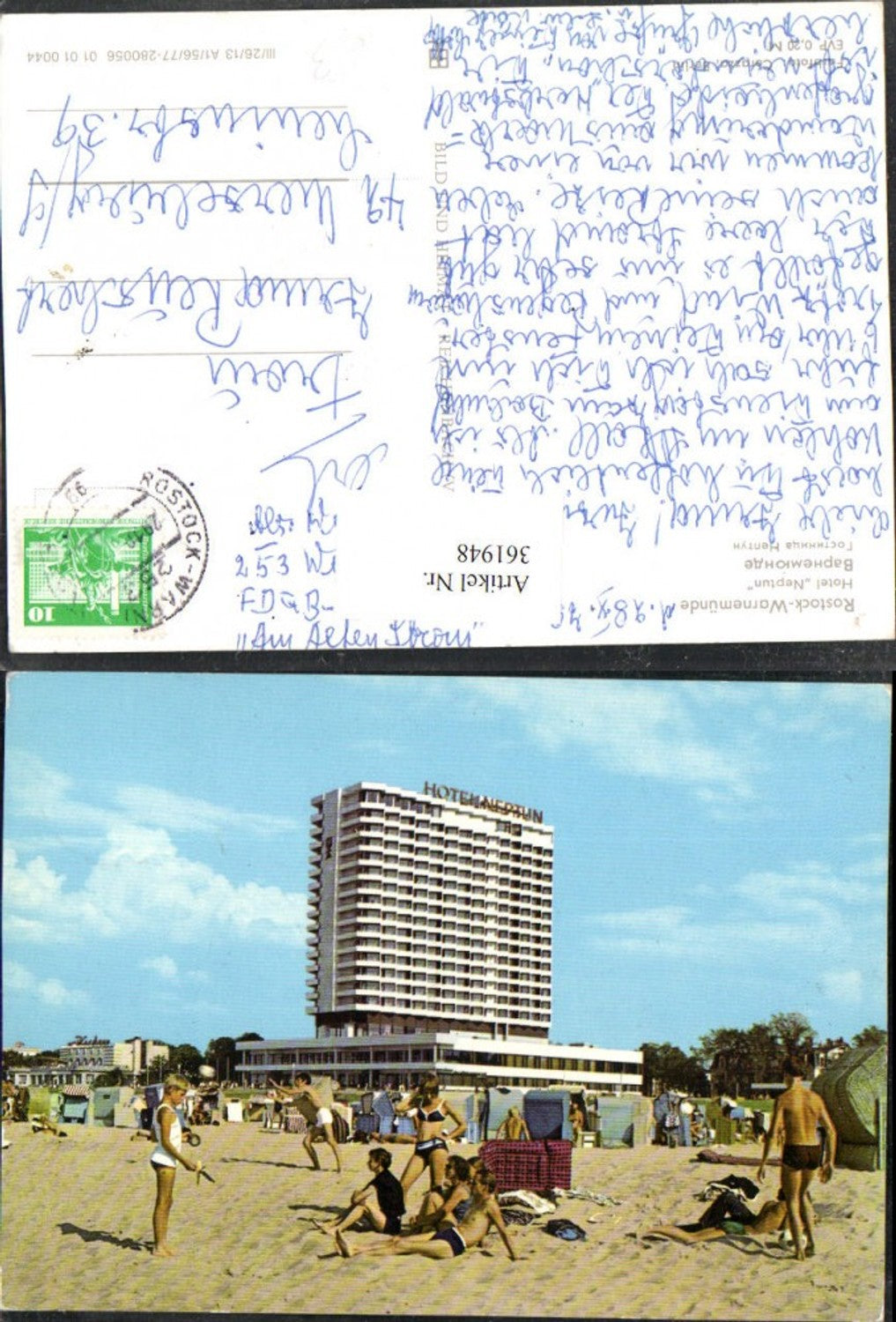 361948,Rostock Warnemünde Hotel Neptun Strand Strandleben