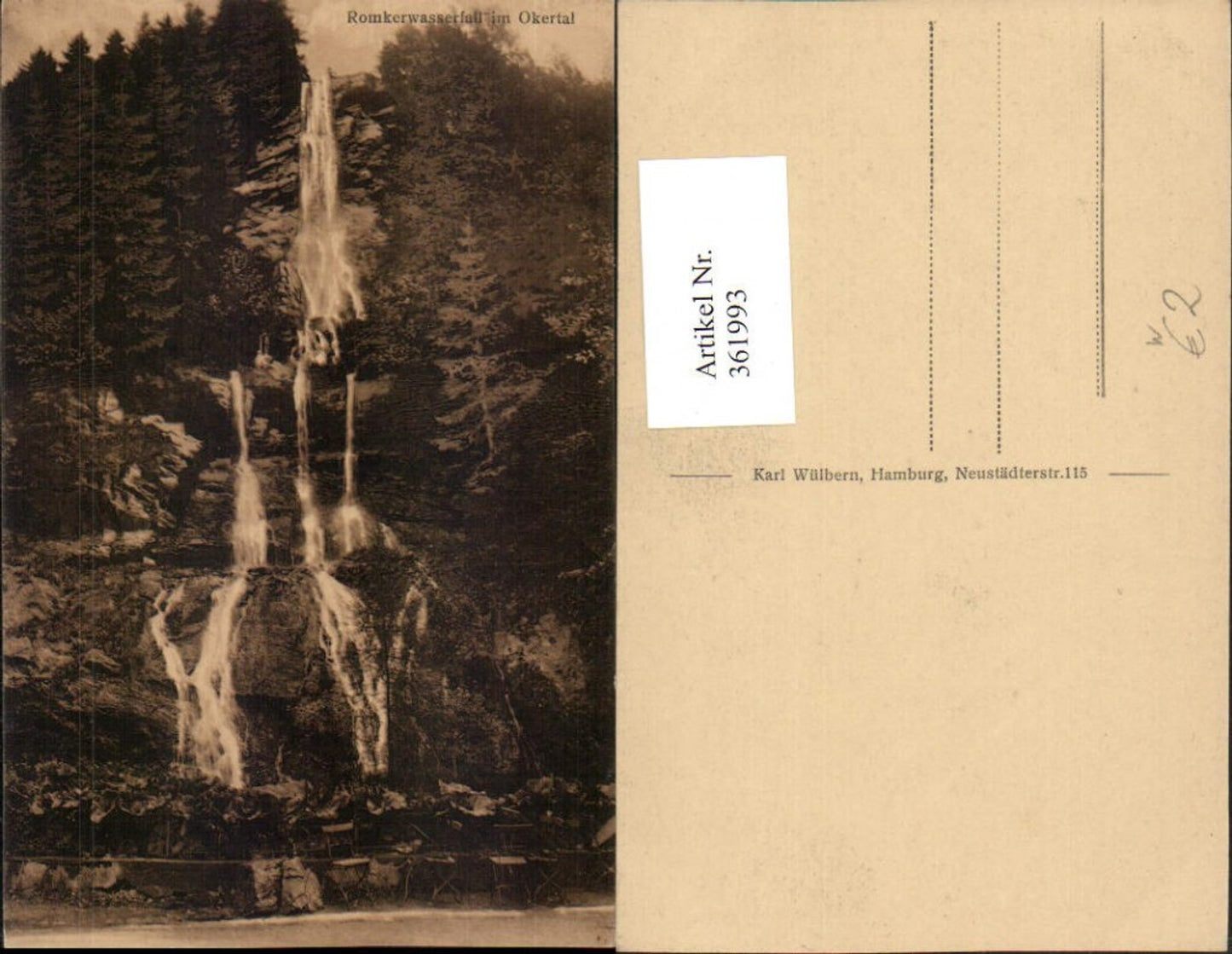 361993,Romkerwasserfall Wasserfall im Okertal b. Romkerhalle