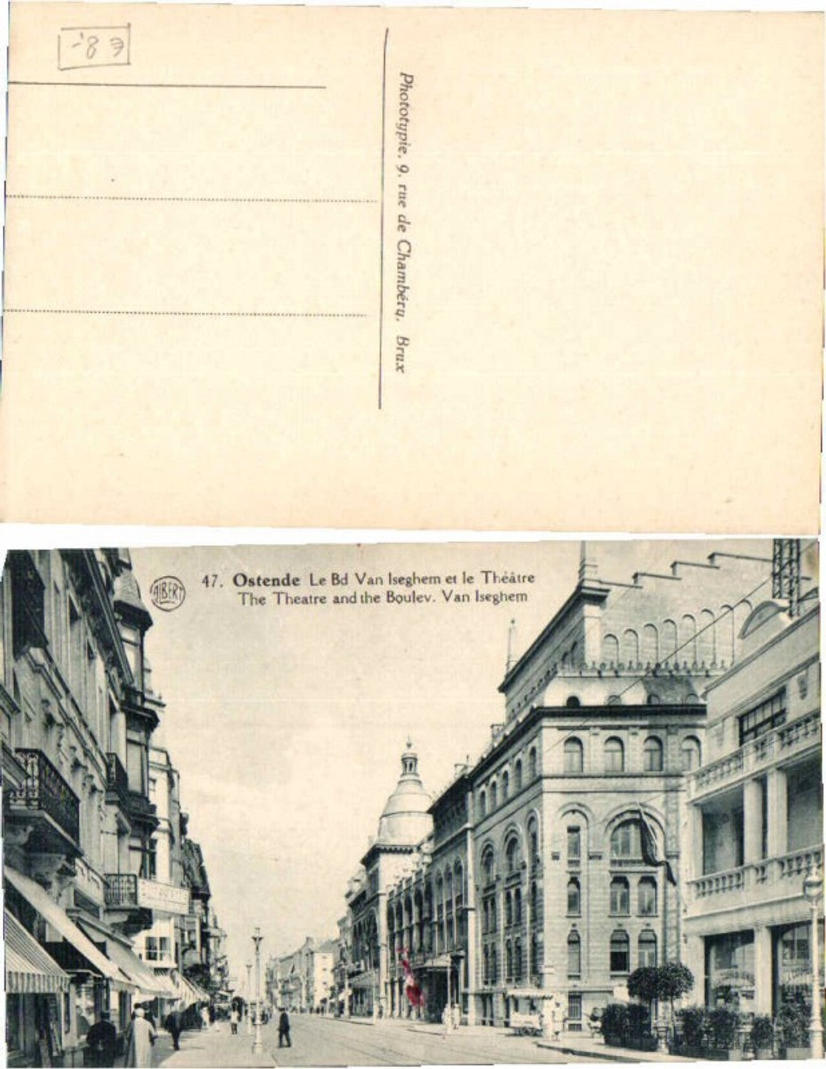 60979,Ostende Le Theater 1915