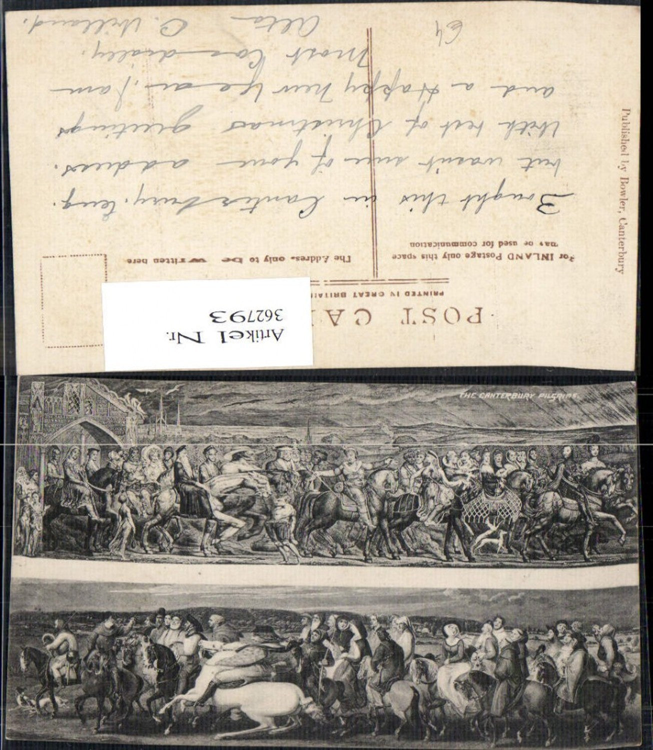 362793,Künstler Ak The Canterbury Pilgrims