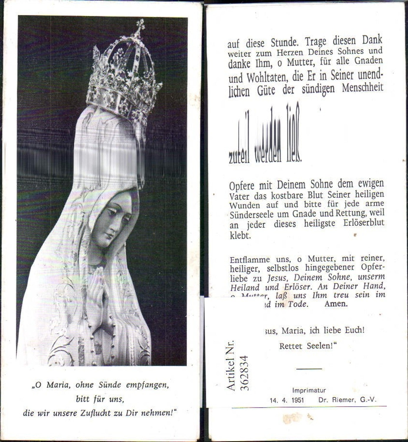 Alte Ansichtskarte – Old Postcard